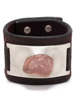 PARTS OF FOUR Crescent leather bracelet