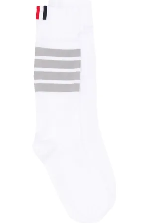 Thom Browne 4-bar stripe mid calf socks