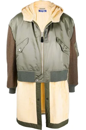 JUNYA WATANABE Panelled wool coat