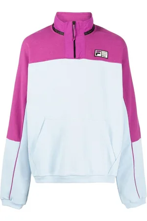 Fila Logo-patch half-zip sweater