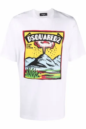 Dsquared2 Graphic-print cotton T-shirt
