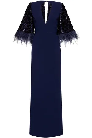 Rebecca Vallance Maelle cape gown
