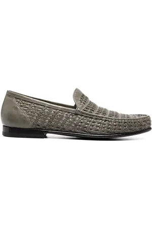Officine creative Libre woven leather loafers