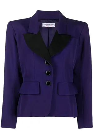 Saint Laurent 2000s peak-lapel single-breasted blazer