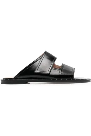 Scarosso Leather cut-out sandals