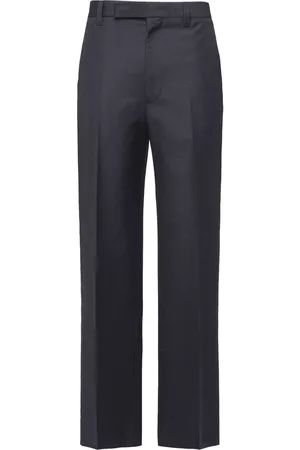 Prada Muži Společenské - Straight-leg tailored trousers