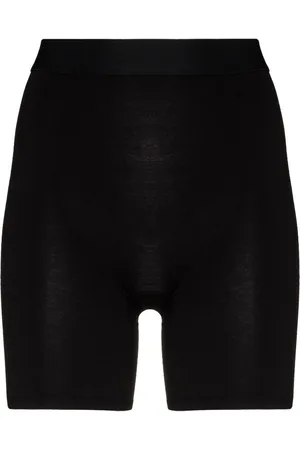 Spanx High-waisted stretch shorts