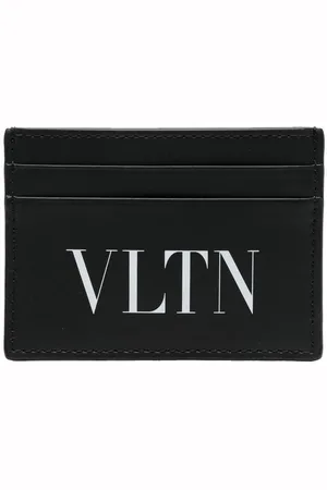 VALENTINO GARAVANI VLTN-print leather card holder