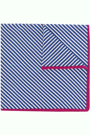 Saint Laurent 1990s striped silk scarf