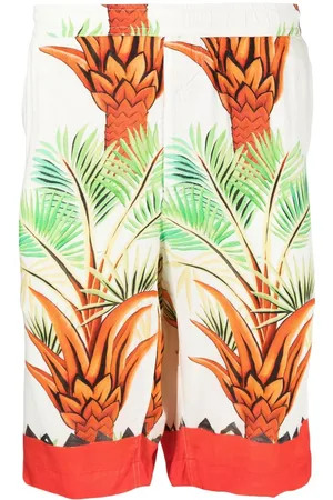 Endless Joy Date Palm motif-print Bermuda shorts