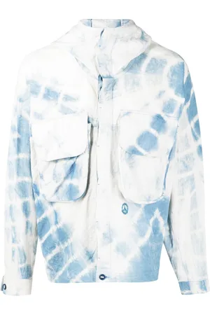 Story Forager tie-dye hooded jacket