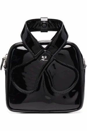 Courrèges Loop leather tote bag