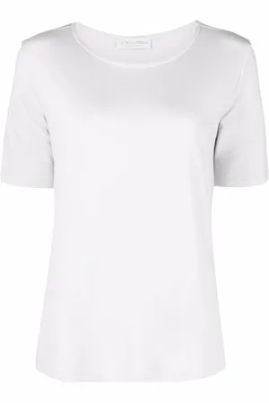 LE TRICOT PERUGIA Scoop neck T-shirt