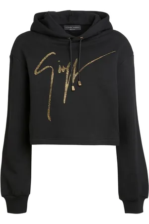 Giuseppe Zanotti Mailena crystal-logo hoodie