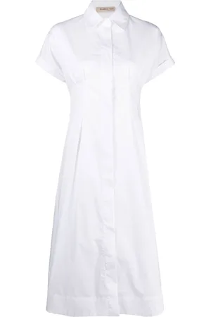 BLANCA Short-sleeve cotton shirtdress