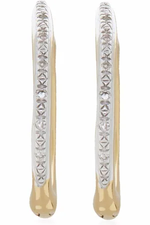 Monica Vinader Riva wave hoop earrings