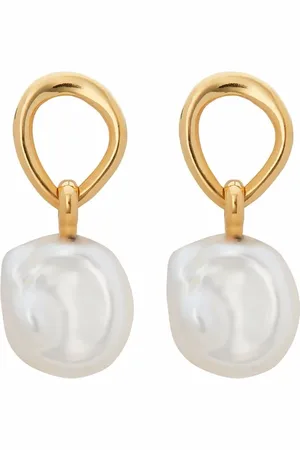 Monica Vinader Nura Keshi Pearl drop earrings