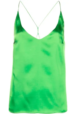 BLANCA Spaghetti-strap satin camisole