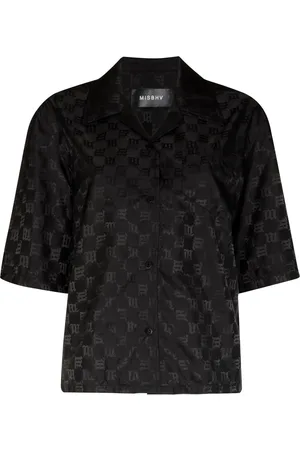 MISBHV Monogram pattern boxy shirt