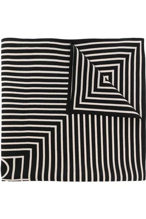 Totême Signature Monogram silk scarf