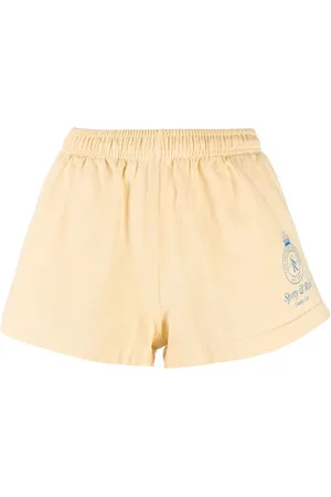 Sporty & Rich Logo track shorts
