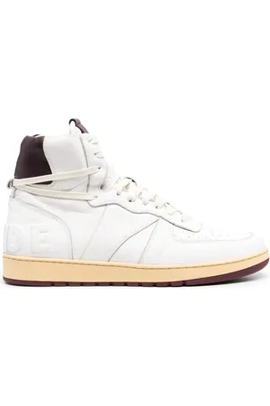 Rhude Panelled high-top sneakers