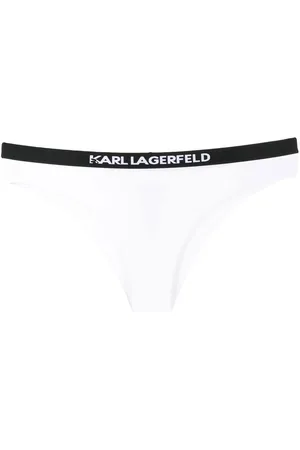 Karl Lagerfeld Logo-waisted bikini brief