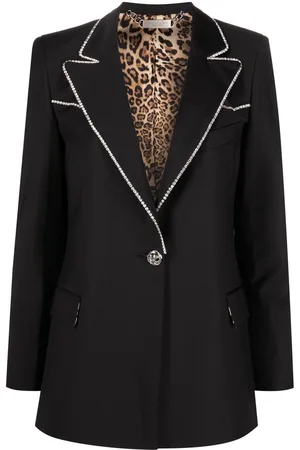 Philipp Plein Crystal-embellished single-breasted blazer