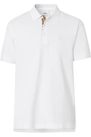 Burberry Monogram motif cotton-piqué polo shirt