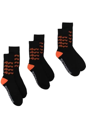 Natasha Zinko Angry-print socks (set of three)