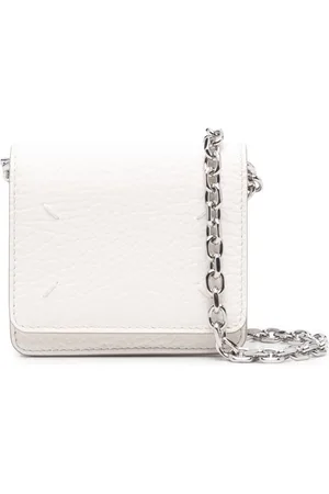Maison Margiela Four-stitch leather chain wallet