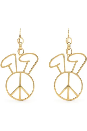 Natasha Zinko Peace-detail earrings