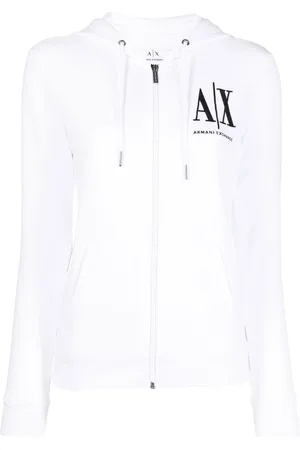 Armani Exchange Logo-print zip-up hoodie