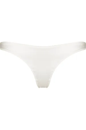FLEUR DU MAL Luxe satin thong brief