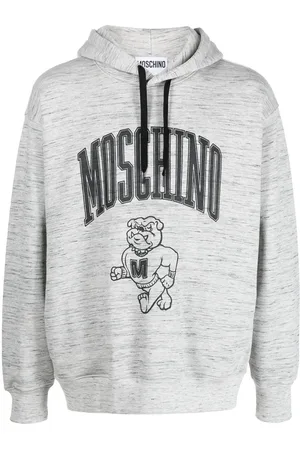 Moschino Logo drawstring hoodie