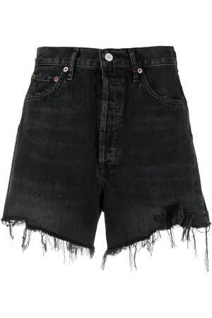 AGOLDE Stella high-rise denim shorts