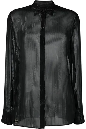 Philipp Plein Semi-sheer button-down shirt