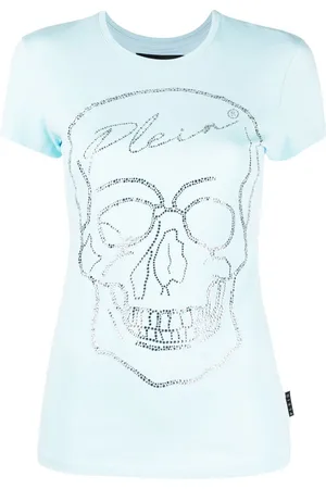 Philipp Plein Crystal skull cotton T-shirt
