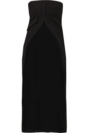 DION LEE High-low corset top