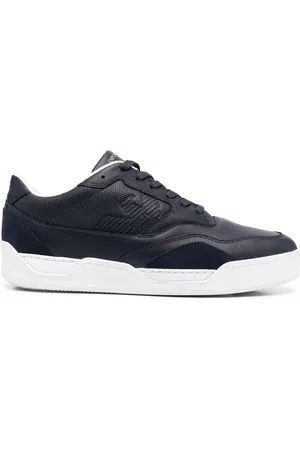 Emporio Armani Logo-embossed lace-up sneakers