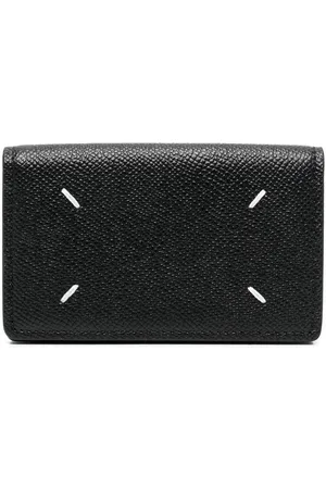 Maison Margiela Four-stitch leather card holder