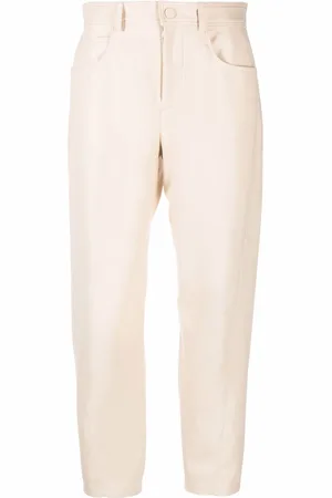Stella McCartney Straight leg faux leather trousers