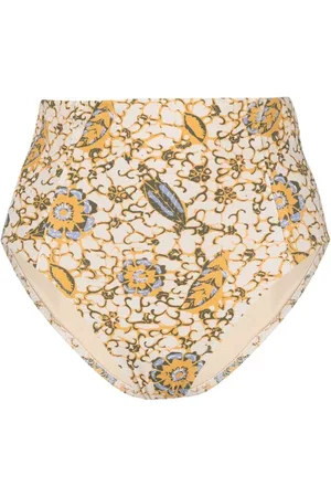 ULLA JOHNSON Zahara citrus-print bikini bottoms