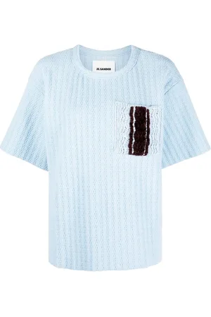 Jil Sander Short-sleeved knitted top