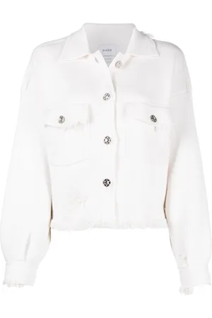 Barrie Fringed denim jacket