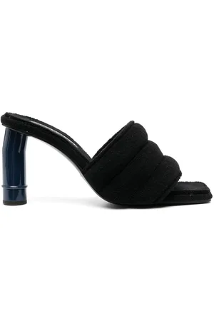 Nina Ricci Towelling square-toe sandals