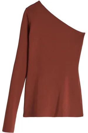Victoria Beckham One shoulder ribbed top