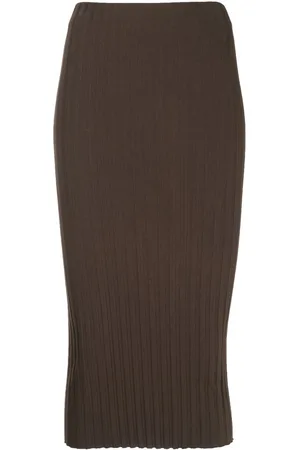 Cotton Citizen Capri ribbed midi skirt