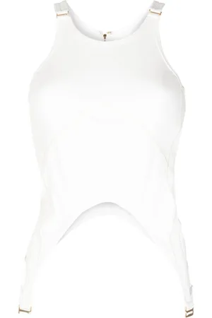 DION LEE Garter corset tank top