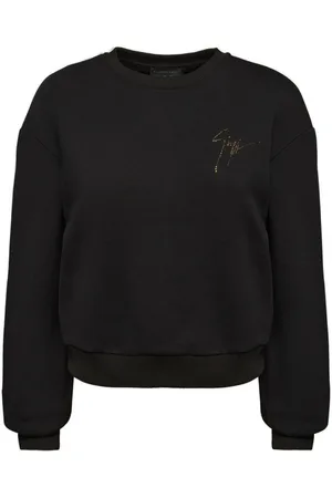 Giuseppe Zanotti Sauvanne crystal-logo sweatshirt